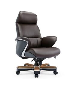 Ghế giám đốc bọc da Ý cao cấp LD37433