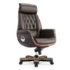 Ghế giám đốc bọc da Ý sang trọng LD37427 Ghế giám đốc bọc da Ý sang trọng LD37427