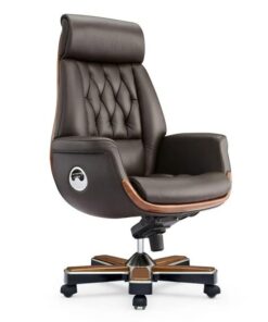 Ghế giám đốc bọc da Ý sang trọng LD37427