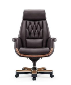 Ghế giám đốc bọc da Ý sang trọng LD37427 - Ảnh 4