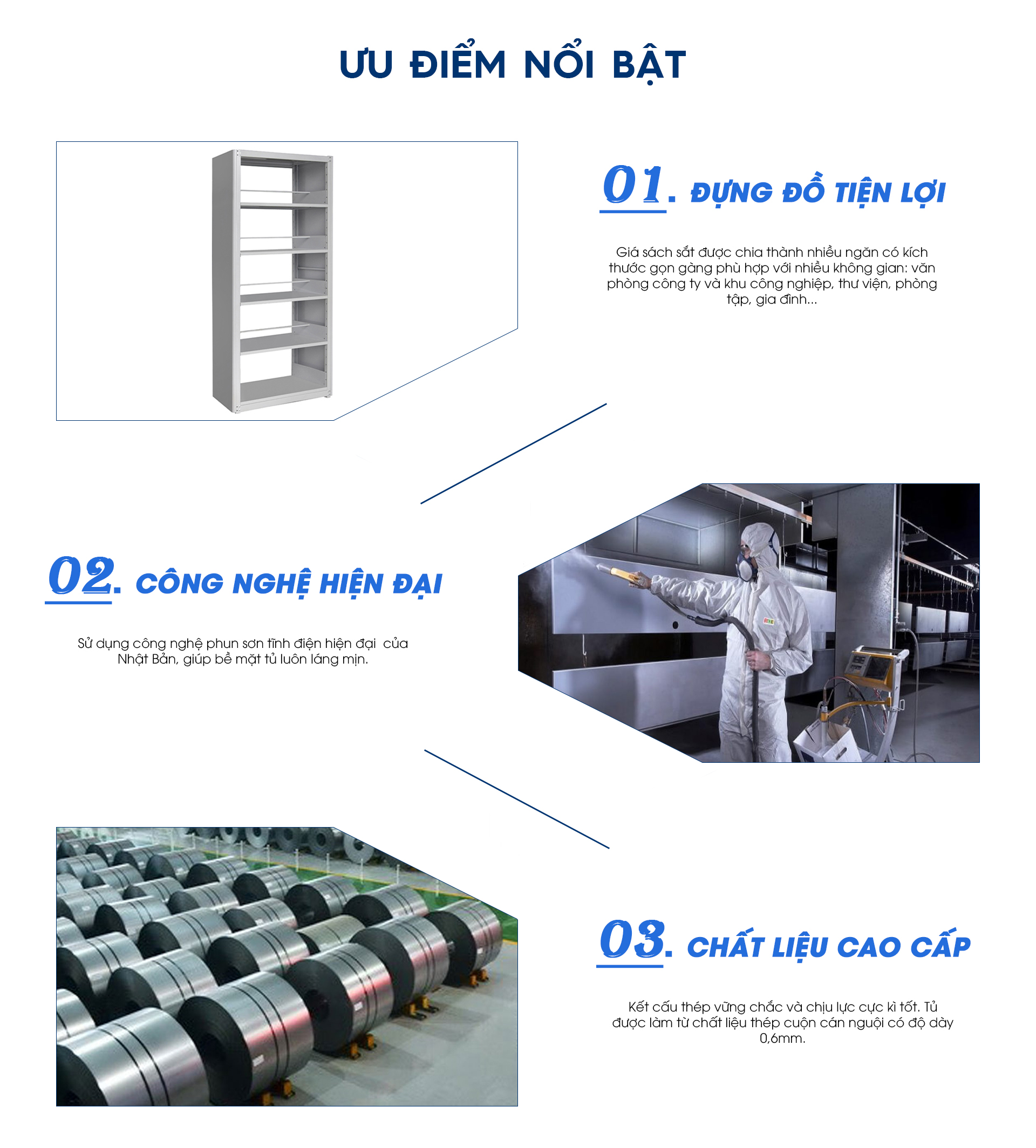 Giá sách sắt Nội Thất Sài Gòn KS29731 (GS5K1B) aneto.vn - Nội Thất Văn Phòng