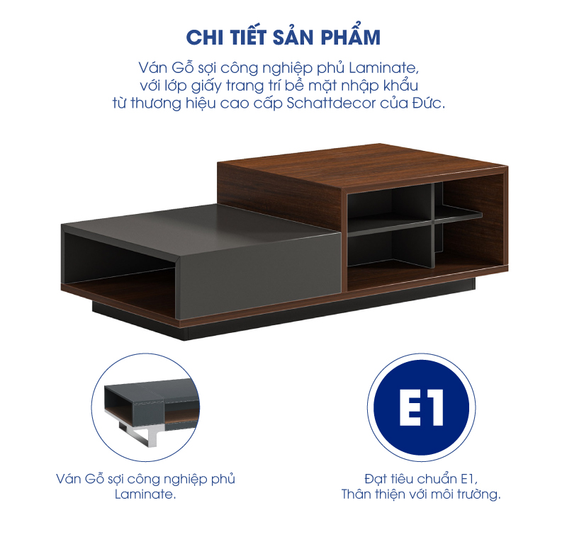 Bàn trà hiện đại Orsi GT29771 aneto.vn - Nội Thất Văn Phòng