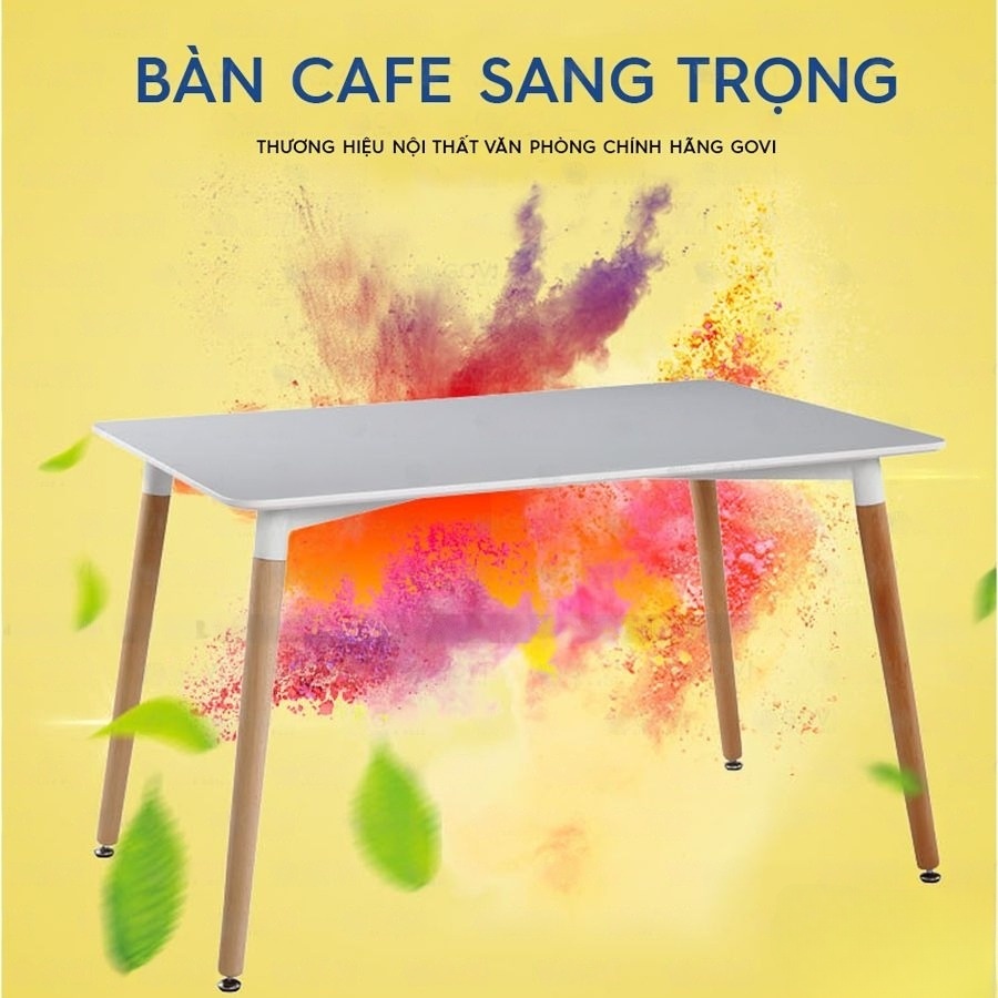 Bàn cà phê Eames Hiện đại Dài 120cm Rộng 80cm - SKU: BB30487 aneto.vn - Nội Thất Văn Phòng