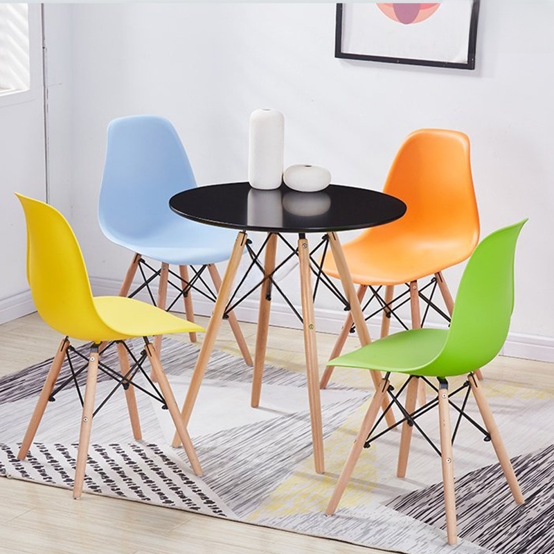 Bàn Cà Phê Eames Tròn Màu Trắng 80cm BB30479 aneto.vn - Nội Thất Văn Phòng
