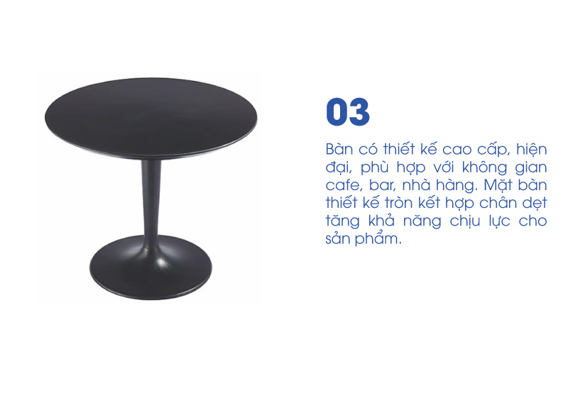 Bàn cà phê cao cấp Sài Gòn BB30519 aneto.vn - Nội Thất Văn Phòng