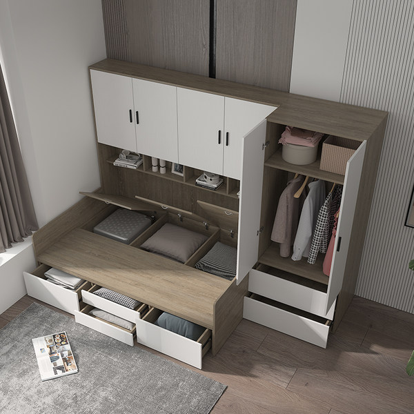 Tủ quần áo đa năng WA29612 tích hợp giường thông minh aneto.vn - Nội Thất Văn Phòng
