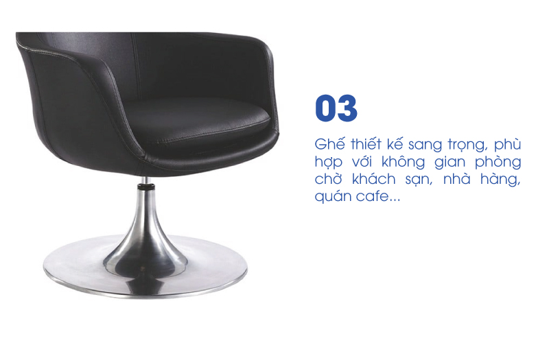Ghế phòng chờ chân xoay ANETO WF30592 aneto.vn - Nội Thất Văn Phòng