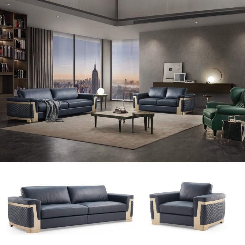 Sofa Da Cao Cấp SB31131 aneto.vn - Nội Thất Văn Phòng