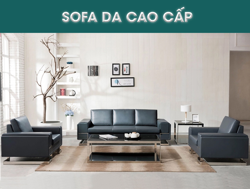 Sofa da sang trọng ANETO SB31307 aneto.vn - Nội Thất Văn Phòng