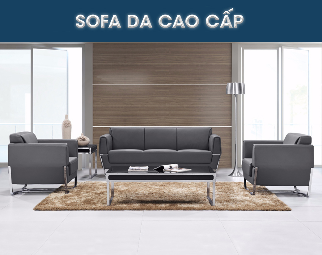 Sofa da cao cấp ANETO SB31325 aneto.vn - Nội Thất Văn Phòng