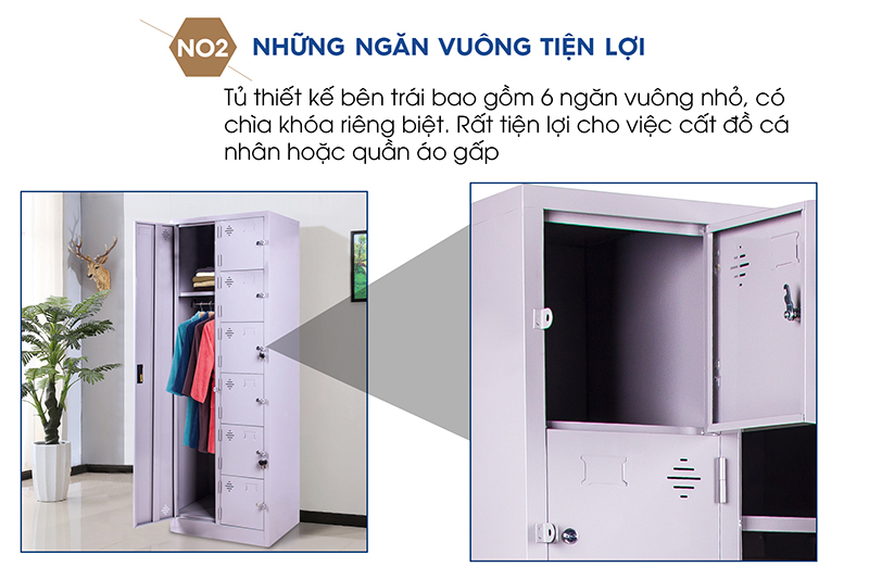 Tủ Sắt Đựng Đồ TM32102 aneto.vn - Nội Thất Văn Phòng