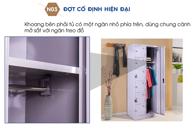 Tủ Sắt Đựng Đồ TM32102 aneto.vn - Nội Thất Văn Phòng