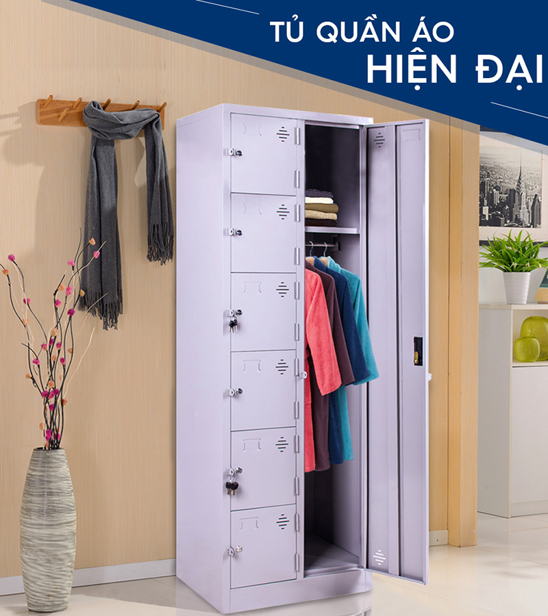 Tủ Sắt Đựng Đồ TM32102 aneto.vn - Nội Thất Văn Phòng