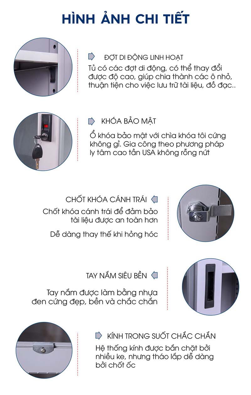 Tủ hồ sơ cánh trượt hiện đại TD32327 aneto.vn - Nội Thất Văn Phòng