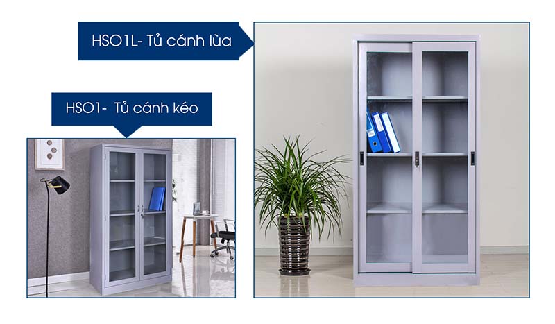 Tủ hồ sơ cánh trượt hiện đại TD32327 aneto.vn - Nội Thất Văn Phòng
