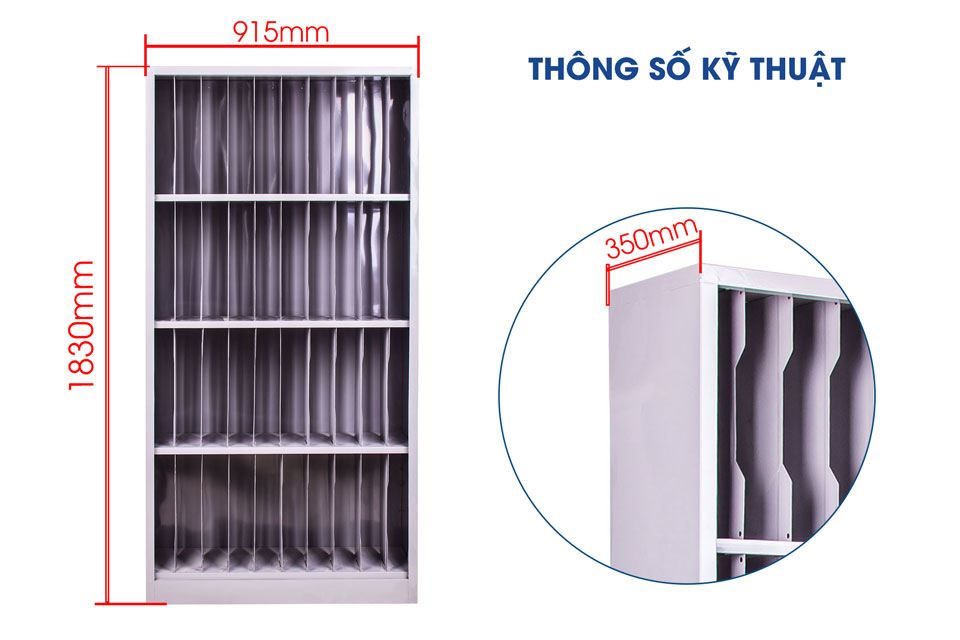 Tủ Hồ Sơ Sắt Sơn Tĩnh Điện Cao Cấp GS3 TD32300 aneto.vn - Nội Thất Văn Phòng