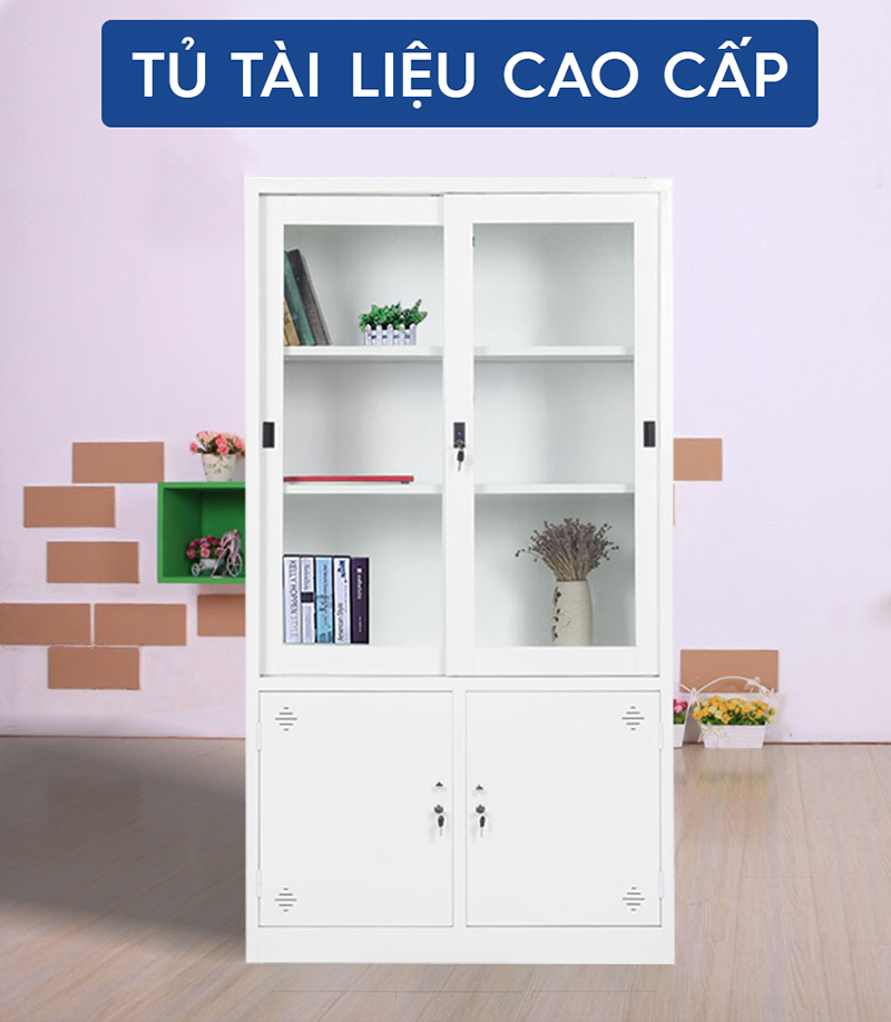 Tủ Sắt Tài Liệu Cánh Lùa Đa Năng TD32308 aneto.vn - Nội Thất Văn Phòng