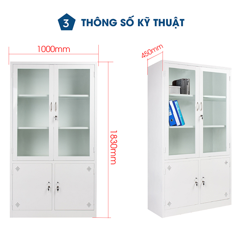 Tủ Sắt Lưu Trữ TD32303 aneto.vn - Nội Thất Văn Phòng