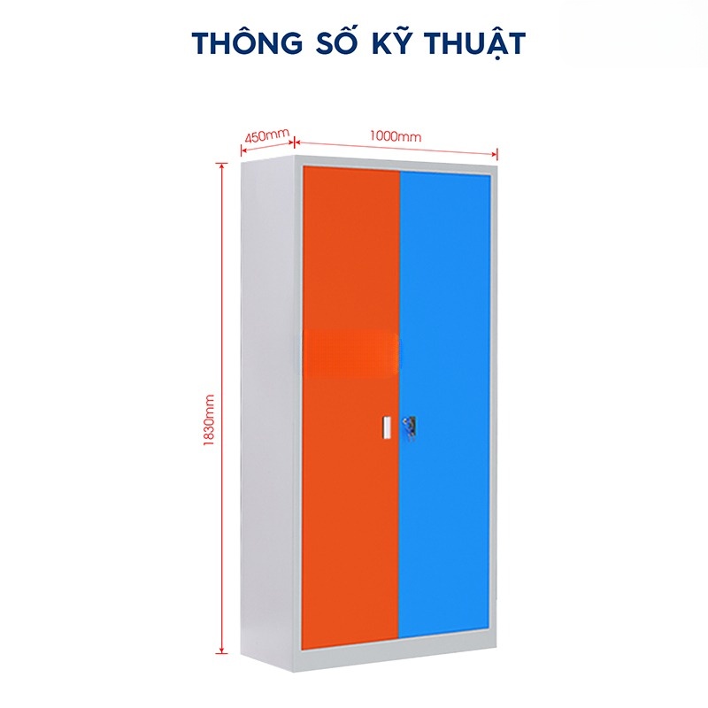 Tủ Sắt An Toàn cho Đồ Đạc Cá Nhân TN32224 (1000 x 450 x 1830mm) - TN32224 aneto.vn - Nội Thất Văn Phòng