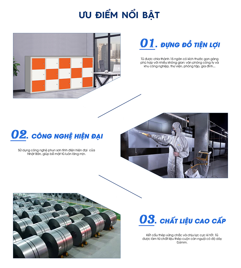 Tủ Sắt Nội Thất Sài Gòn 1680mm TN32222 aneto.vn - Nội Thất Văn Phòng