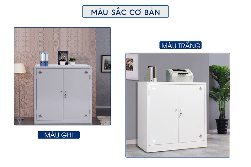 Tủ tài liệu sắt hai cánh nhỏ gọn - TD32264 aneto.vn - Nội Thất Văn Phòng