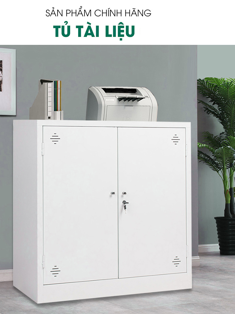 Tủ tài liệu sắt hai cánh nhỏ gọn - TD32264 aneto.vn - Nội Thất Văn Phòng