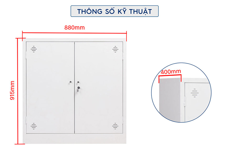 Tủ Tài Liệu Sắt Nội Thất Sài Gòn TD32234 aneto.vn - Nội Thất Văn Phòng