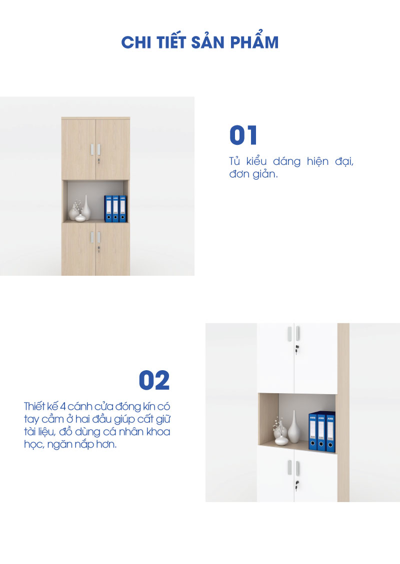 Tủ lưu trữ văn phòng Classic TW32693 aneto.vn - Nội Thất Văn Phòng