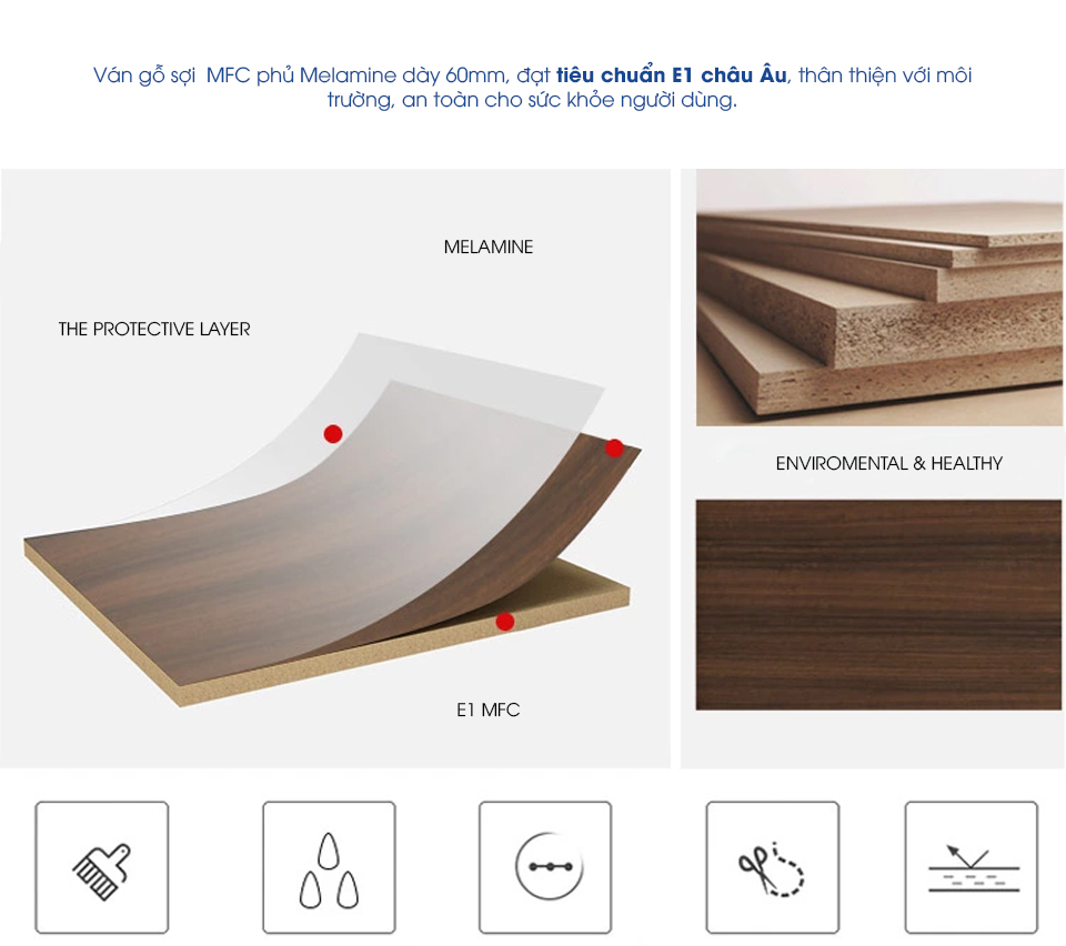 Tủ tài liệu gỗ MDF cao cấp Classic CL200 aneto.vn - Nội Thất Văn Phòng