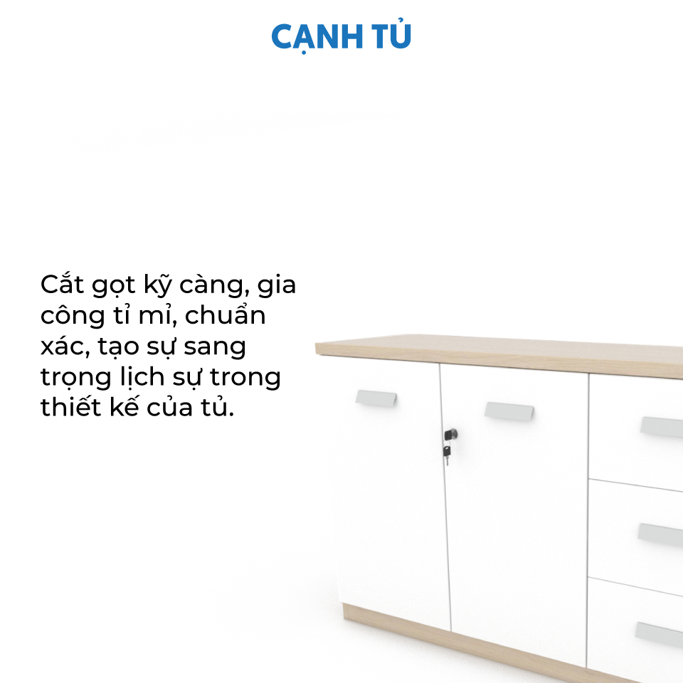 Tủ Hồ Sơ Melamine Cao Cấp CL80-03T aneto.vn - Nội Thất Văn Phòng