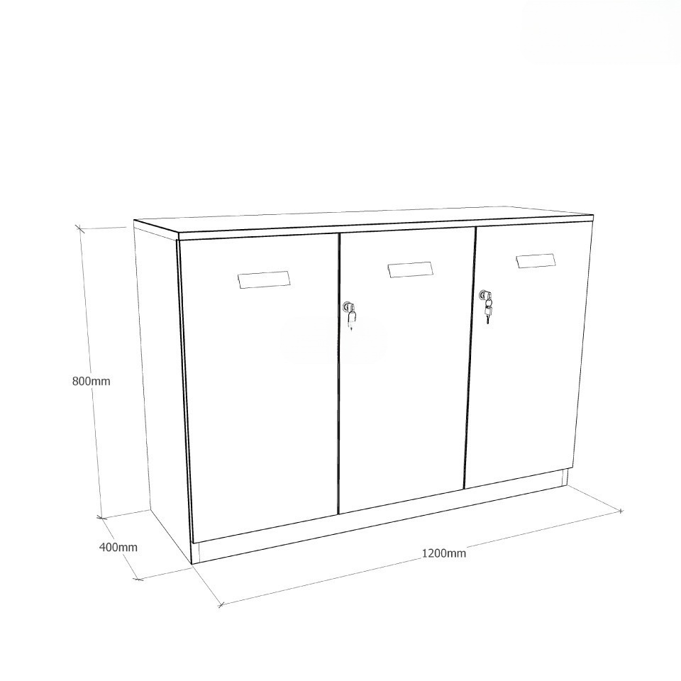 Tủ Tài Liệu MDF Hiện Đại, Bền Bỉ - TW32552 aneto.vn - Nội Thất Văn Phòng