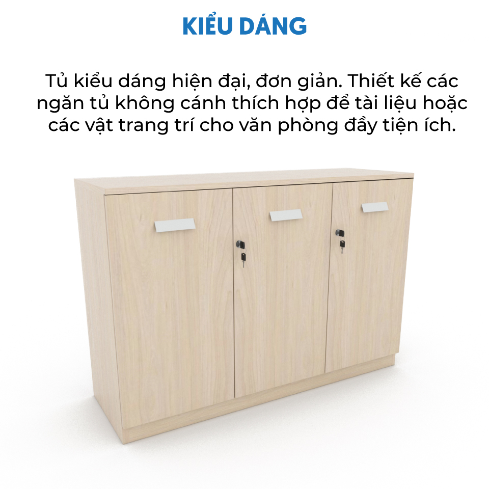 Tủ Tài Liệu MDF Hiện Đại, Bền Bỉ - TW32552 aneto.vn - Nội Thất Văn Phòng