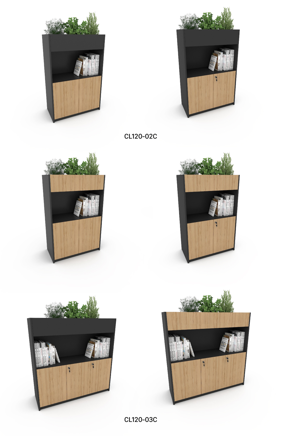 Tủ Cây Hiện Đại TW32924 aneto.vn - Nội Thất Văn Phòng