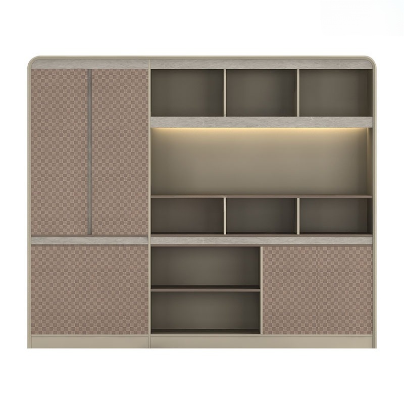 Tủ Lãnh Đạo Nhập Khẩu E1 Veneer P-24 - DD33058 aneto.vn - Nội Thất Văn Phòng