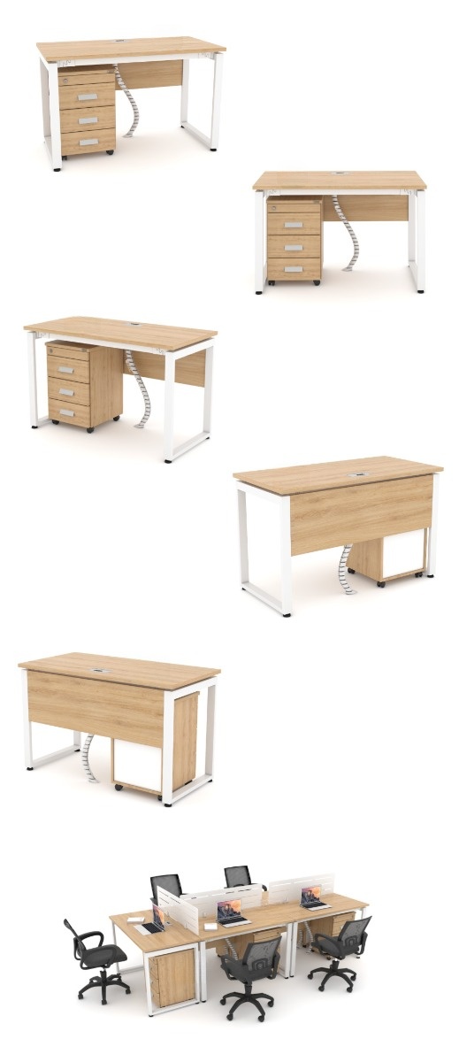 Bàn làm việc văn phòng 1m2 ANETO WK33929 aneto.vn - Nội Thất Văn Phòng