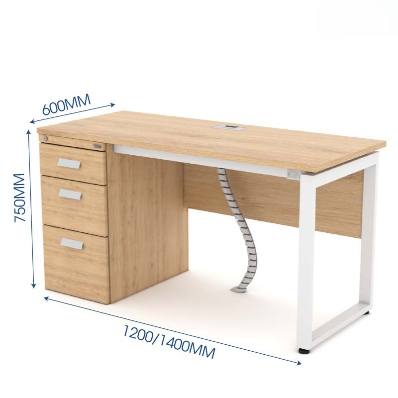 Bàn làm việc văn phòng 1m2 WK33905 aneto.vn - Nội Thất Văn Phòng