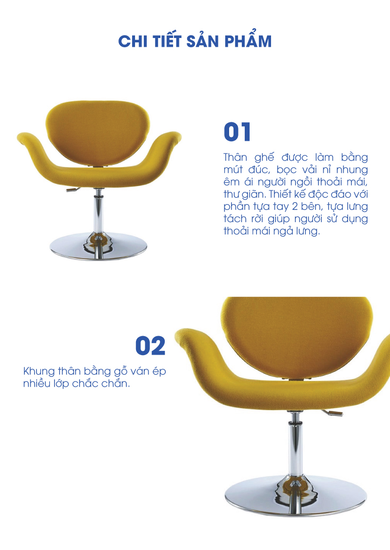 Ghế phòng chờ ANETO WS30980 aneto.vn - Nội Thất Văn Phòng