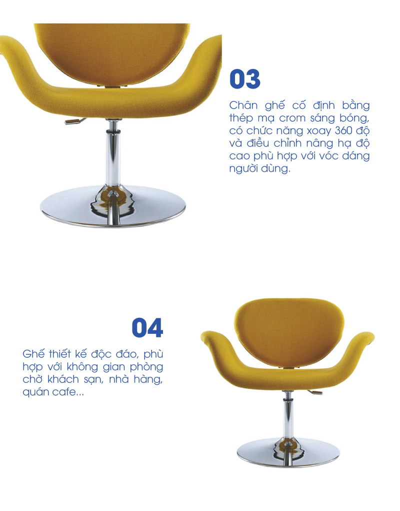 Ghế phòng chờ ANETO WS30980 aneto.vn - Nội Thất Văn Phòng