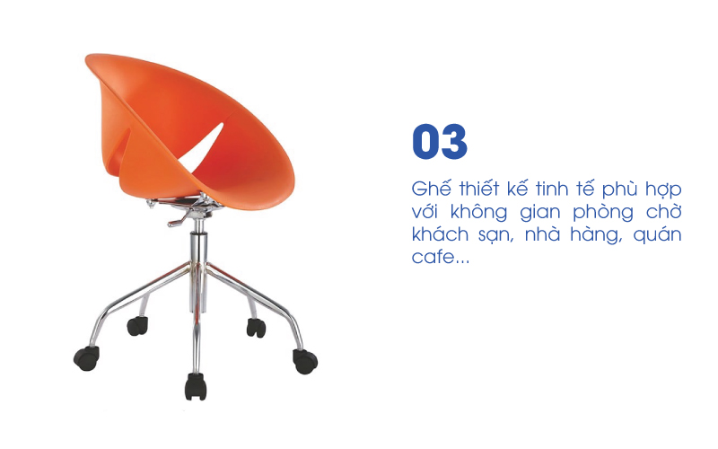 Ghế xoay cà phê tối giản ANETO WS31008 aneto.vn - Nội Thất Văn Phòng