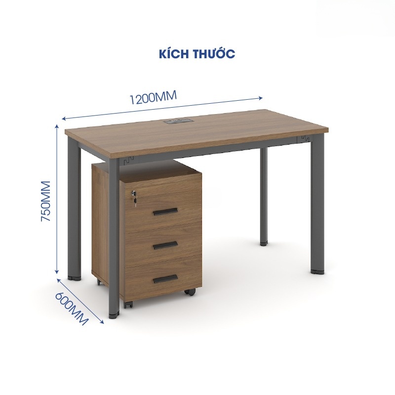 Bàn Làm Việc Văn Phòng ANETO WK34135 aneto.vn - Nội Thất Văn Phòng