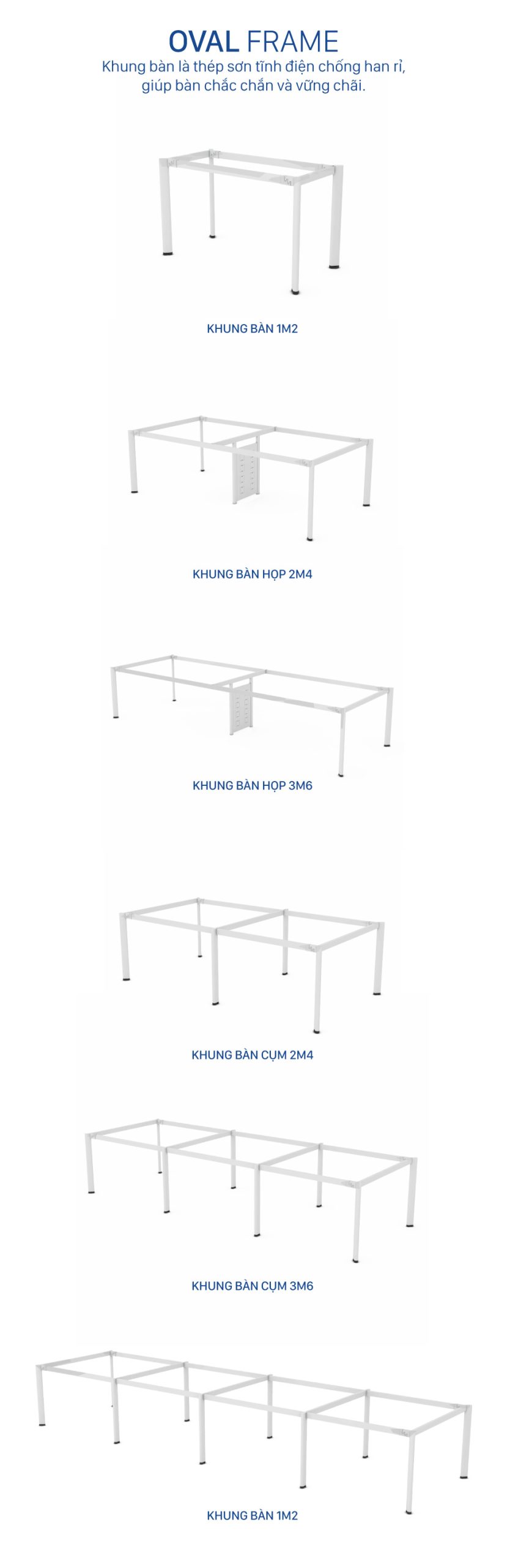 Bàn làm việc văn phòng 1m2 hiện đại ANETO WK34118 aneto.vn - Nội Thất Văn Phòng