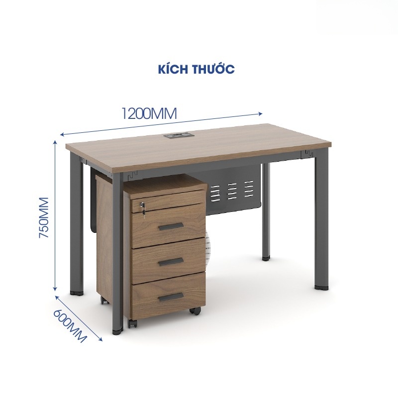 Bàn Làm Việc Văn Phòng ANETO WK34097 aneto.vn - Nội Thất Văn Phòng