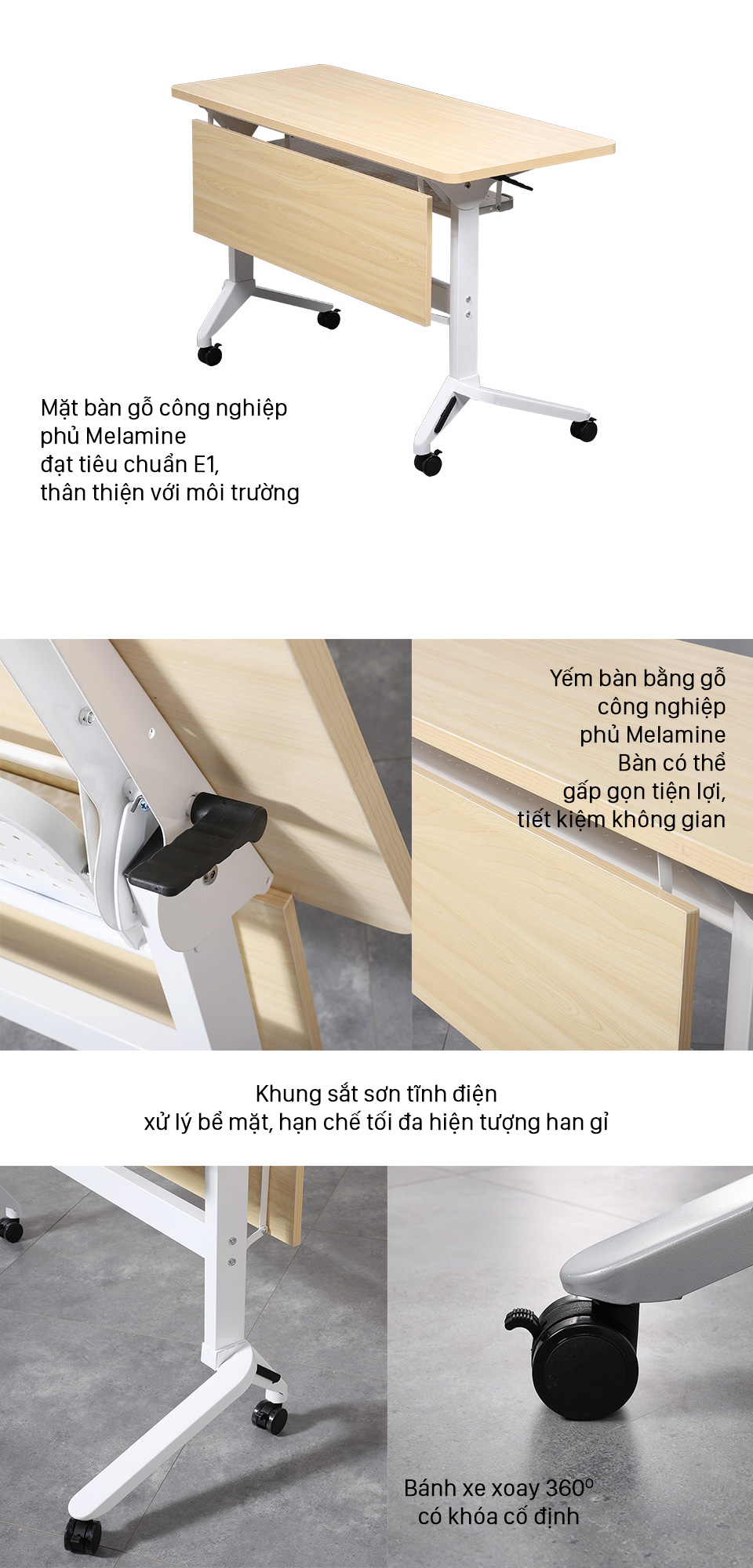Bàn training đa năng TN34233 aneto.vn - Nội Thất Văn Phòng