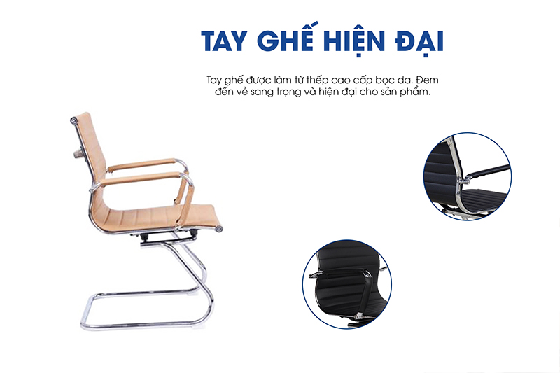 Ghế chân quỳ da cao cấp KQ37083 aneto.vn - Nội Thất Văn Phòng