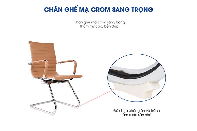 Ghế chân quỳ da cao cấp KQ37083 aneto.vn - Nội Thất Văn Phòng