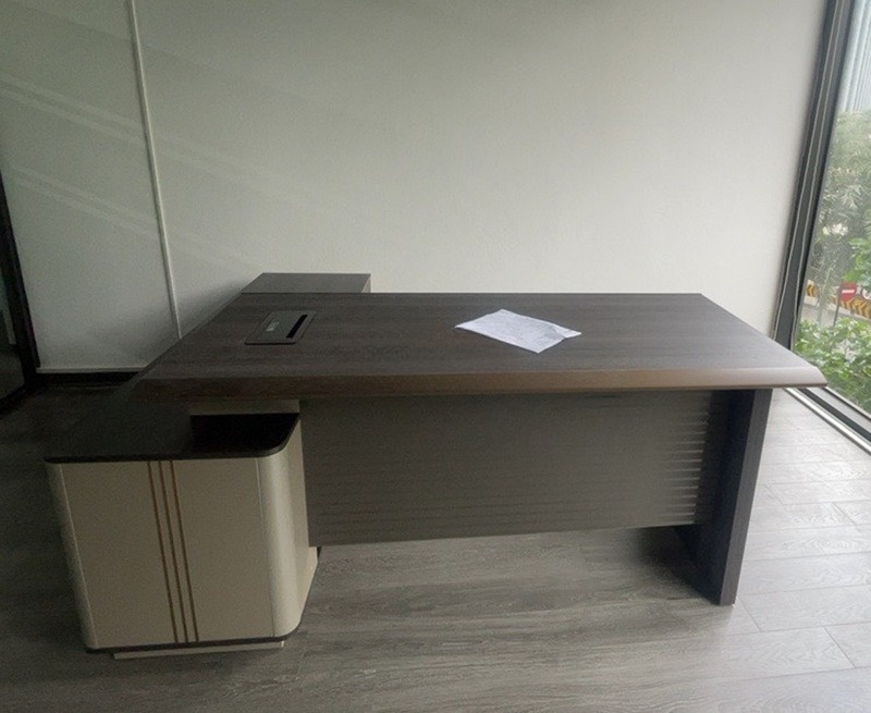Bàn giám đốc hạng sang 1m8 PD35835 aneto.vn - Nội Thất Văn Phòng