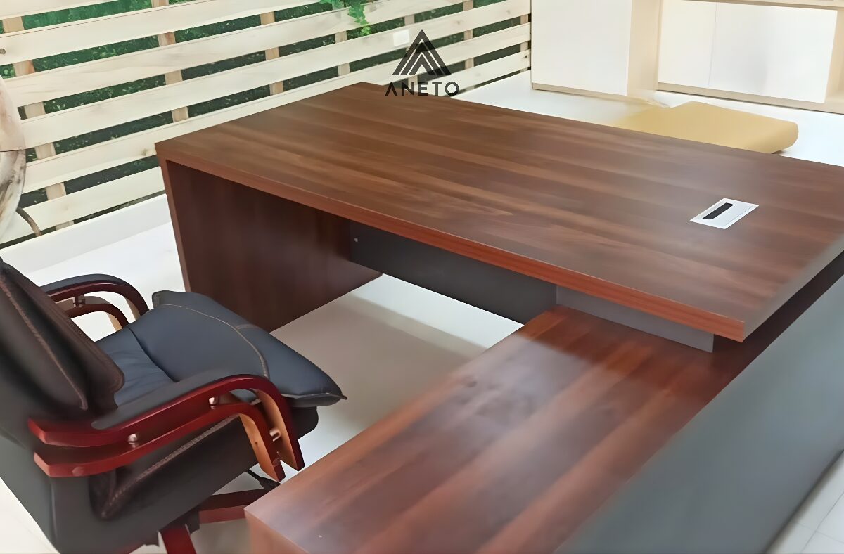Dự án lắp đặt bàn ghế giám đốc tại Cầu Giấy – Giải pháp nhanh, chuẩn, chất lượng từ ANETO