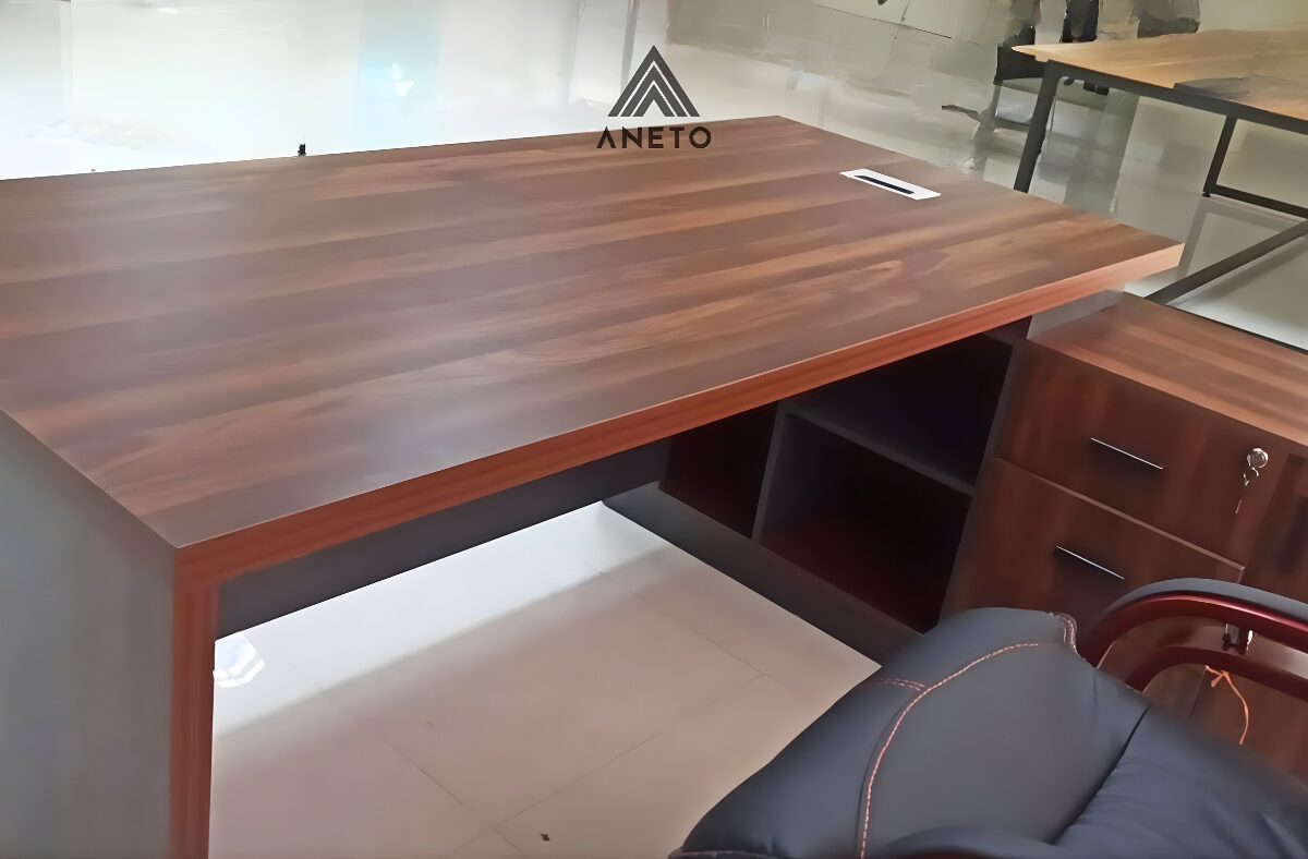 Dự án lắp đặt bàn ghế giám đốc tại Cầu Giấy – Giải pháp nhanh, chuẩn, chất lượng từ ANETO