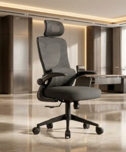 Ghế công thái học Full đen ANETO OC0445111 - Ảnh 9