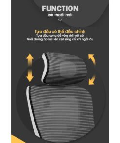 Ghế công thái học ANETO lưng lưới tựa đầu chỉnh linh hoạt OC0445123 - Ảnh 4